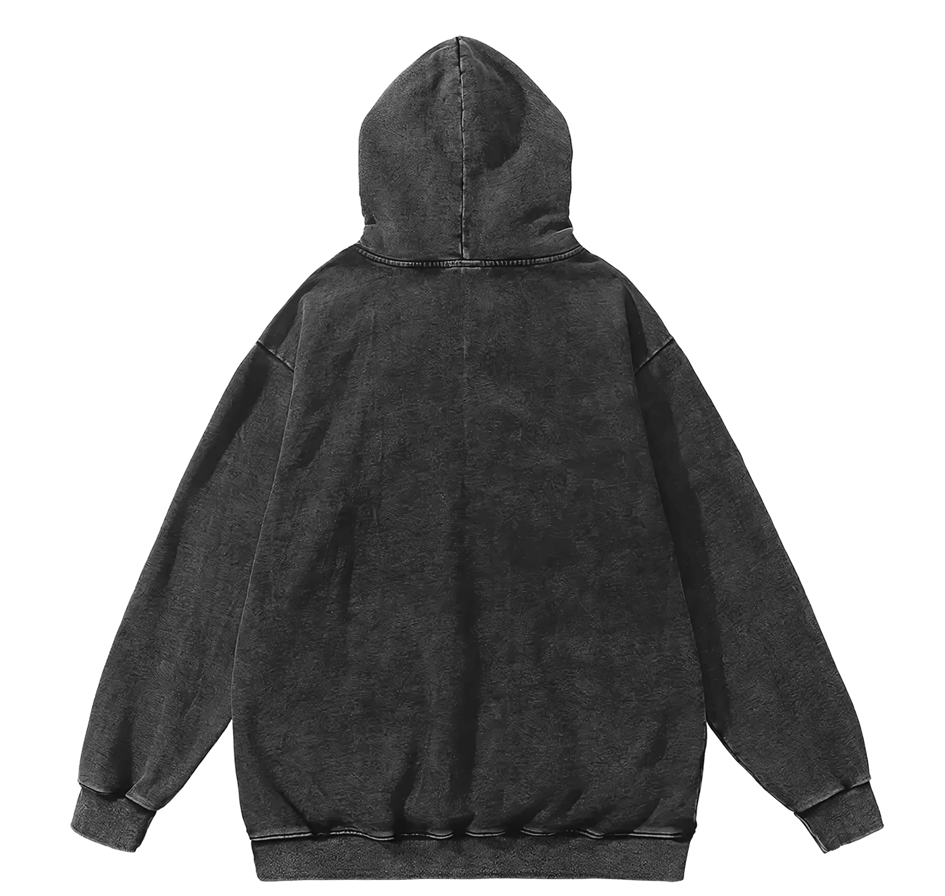 BLANK OVERSIZED ACID WASH HOODIE - The Saviors