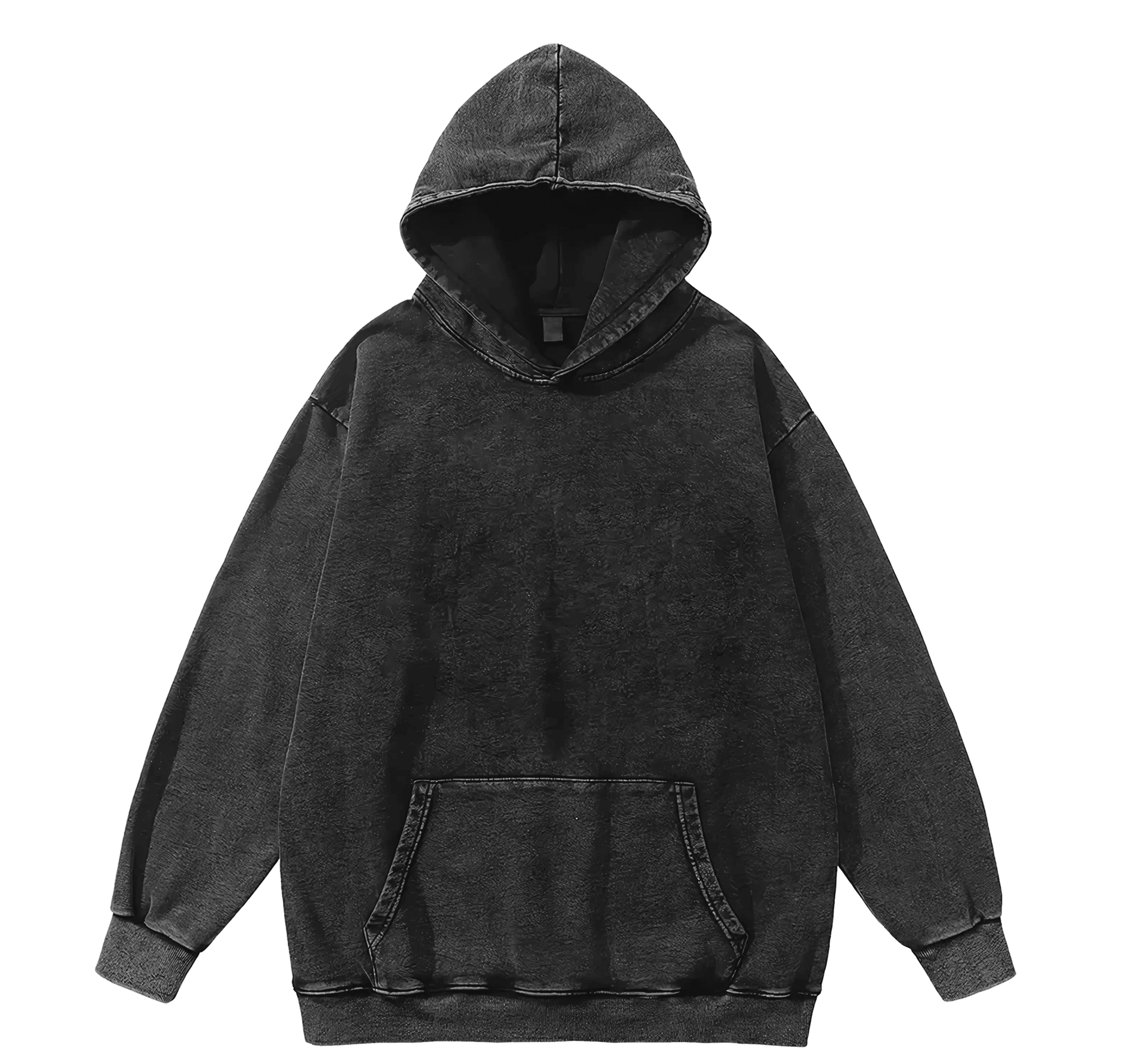 BLANK OVERSIZED ACID WASH HOODIE - The Saviors