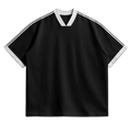BLANK OVERSIZED V - NECK T - SHIRT - The Saviors