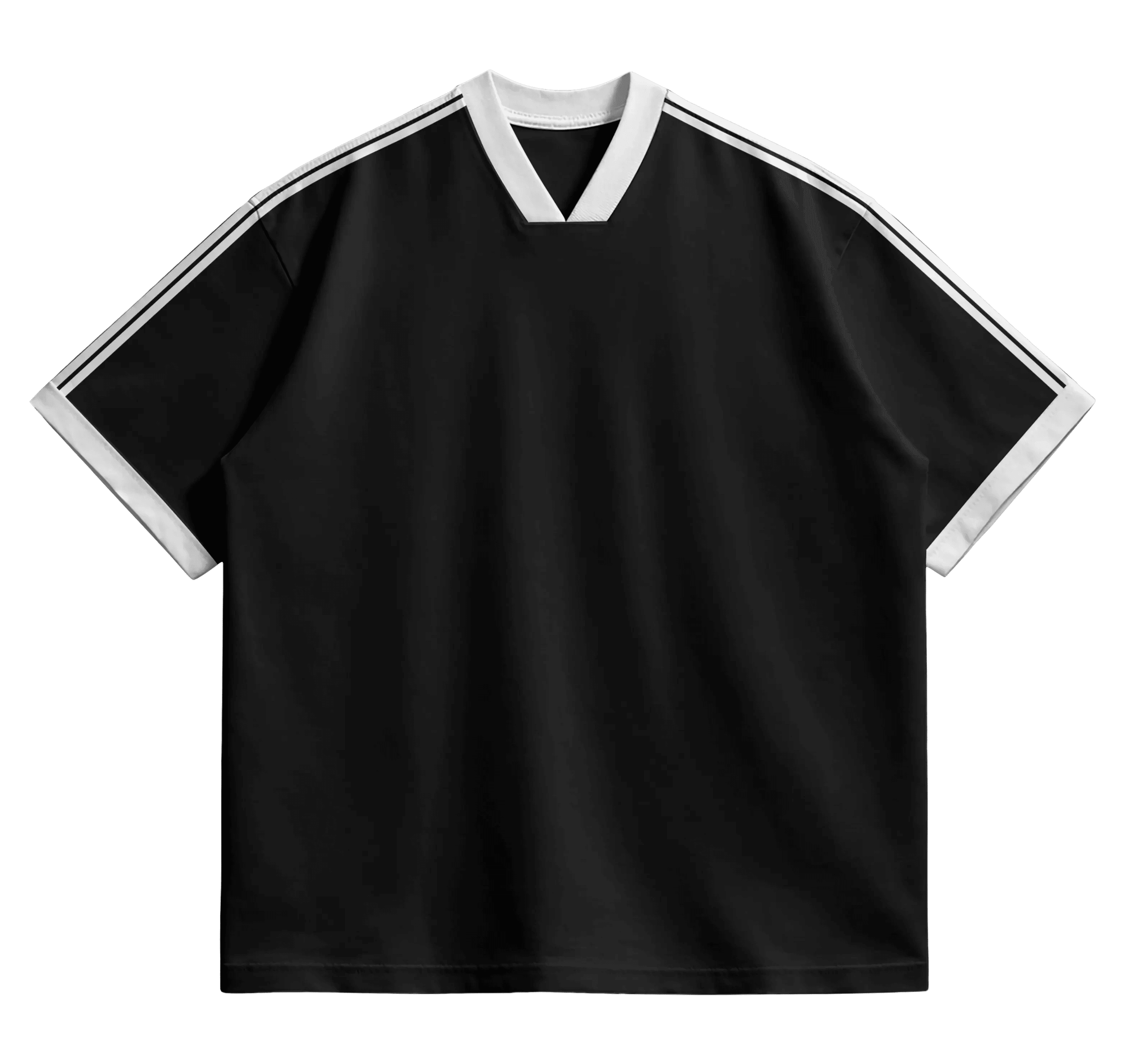 BLANK OVERSIZED V - NECK T - SHIRT - The Saviors