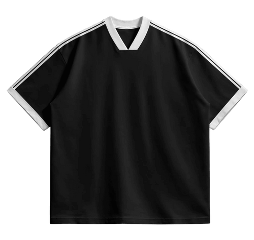 BLANK OVERSIZED V - NECK T - SHIRT - The Saviors