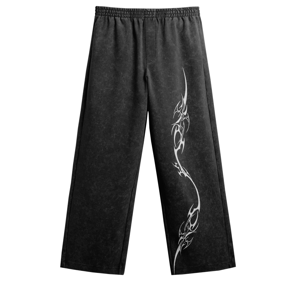 EDGE WASHED STRAIGHT FIT PANTS - The Saviors