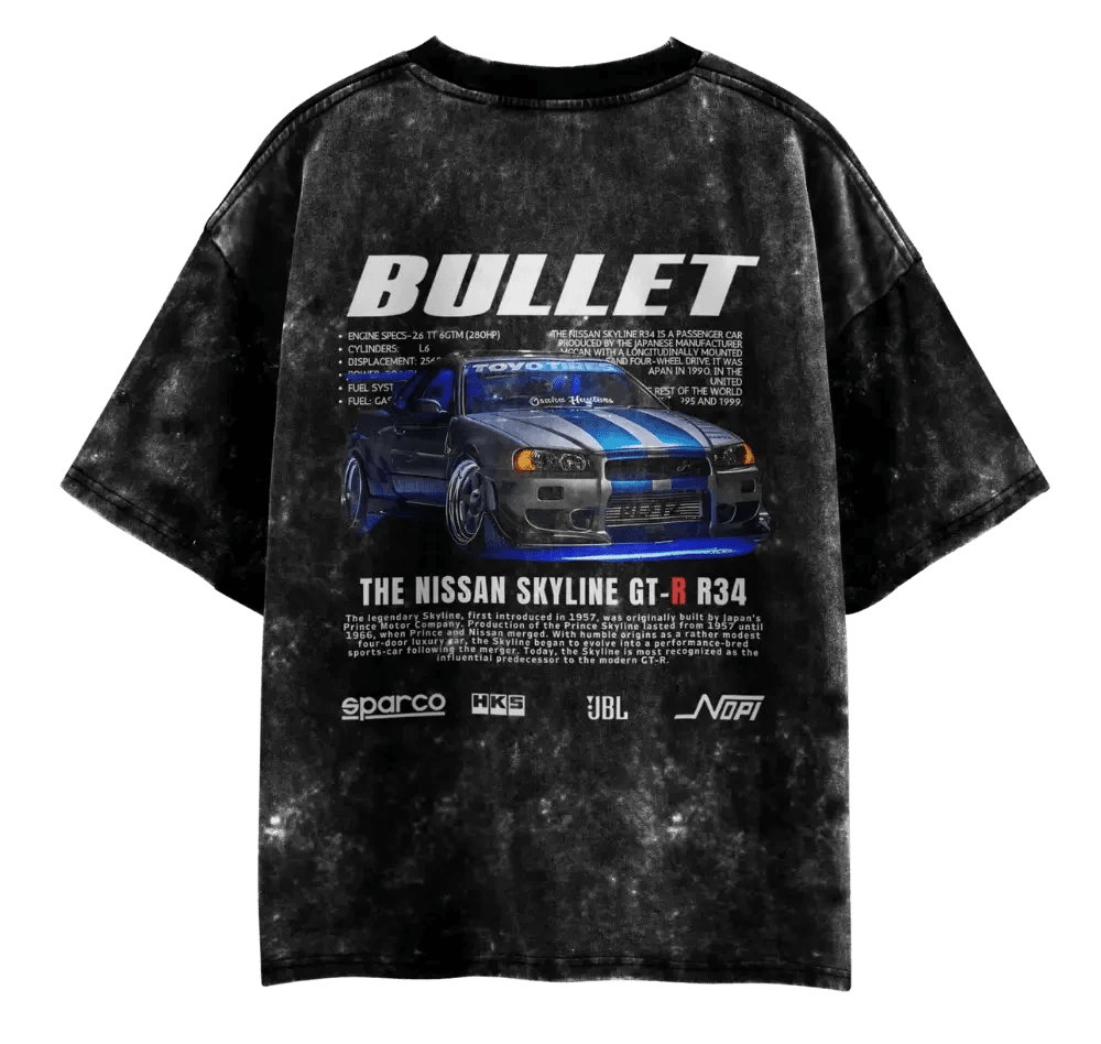 ICONIC BULLET OVERSIZED T - SHIRT - The Saviors