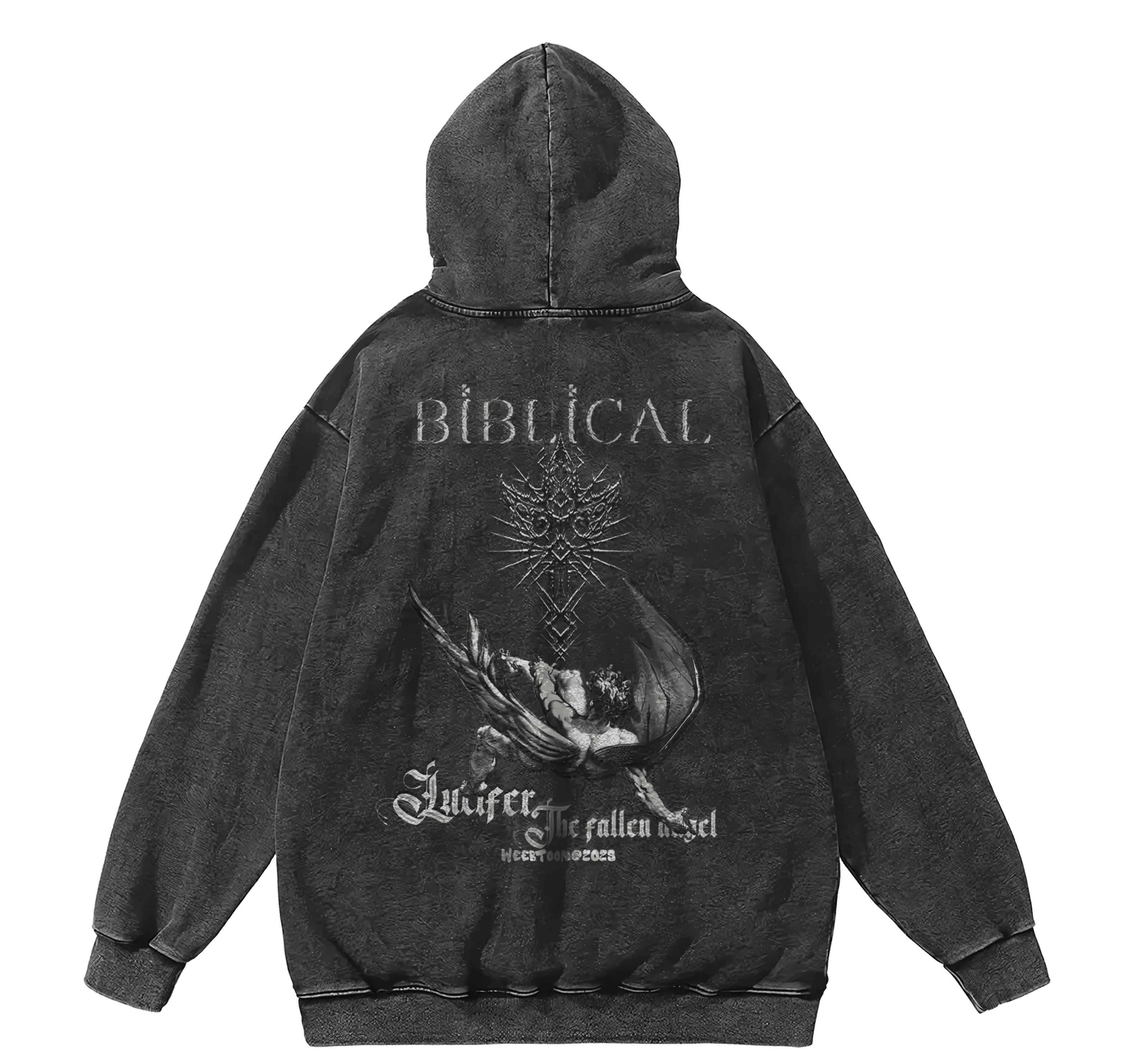 LUCIFER THE FALLEN OVERSIZED HOODIE - The Saviors