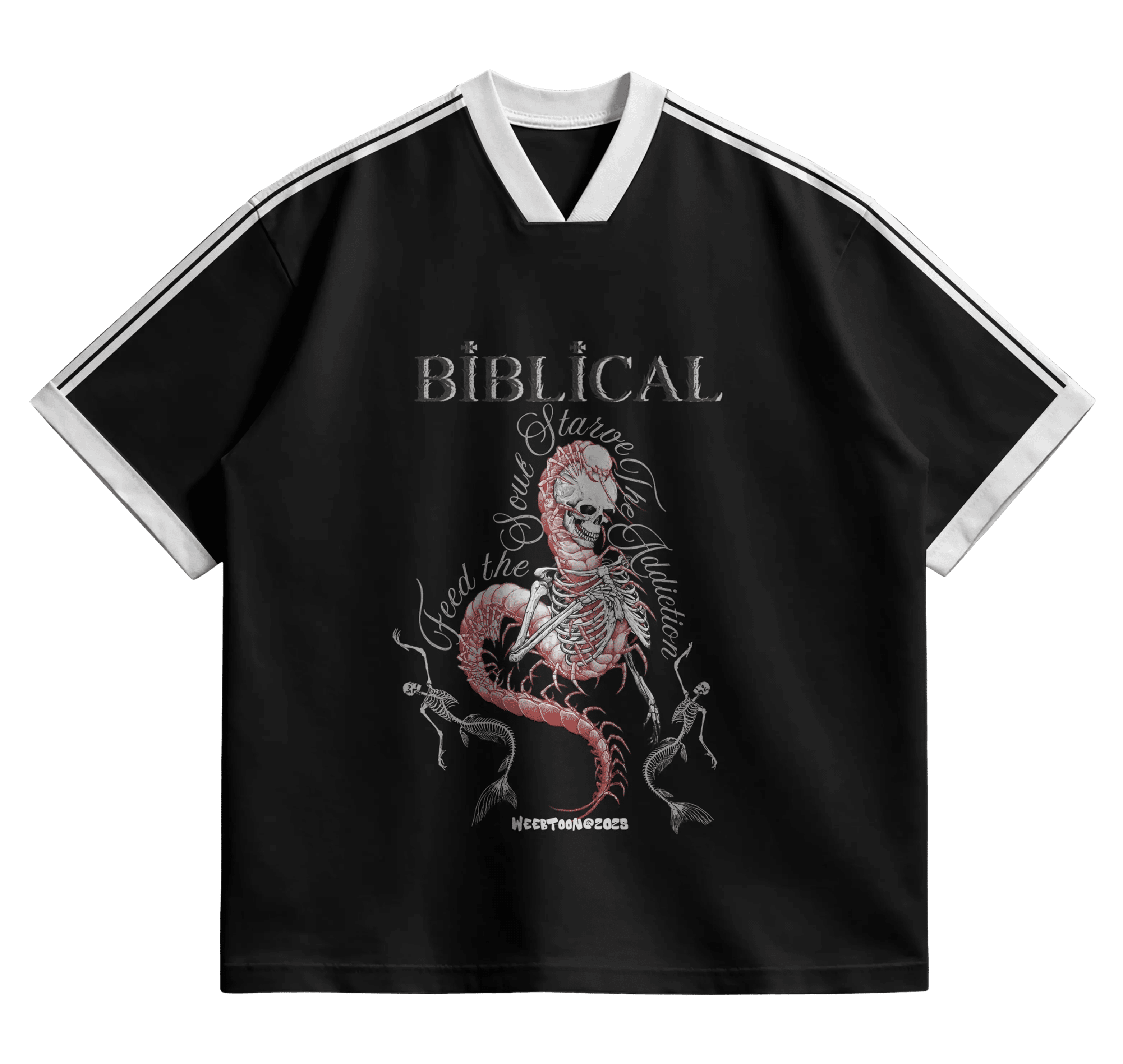 STARVE THE ADDICTION V - NECK T - SHIRT - The Saviors