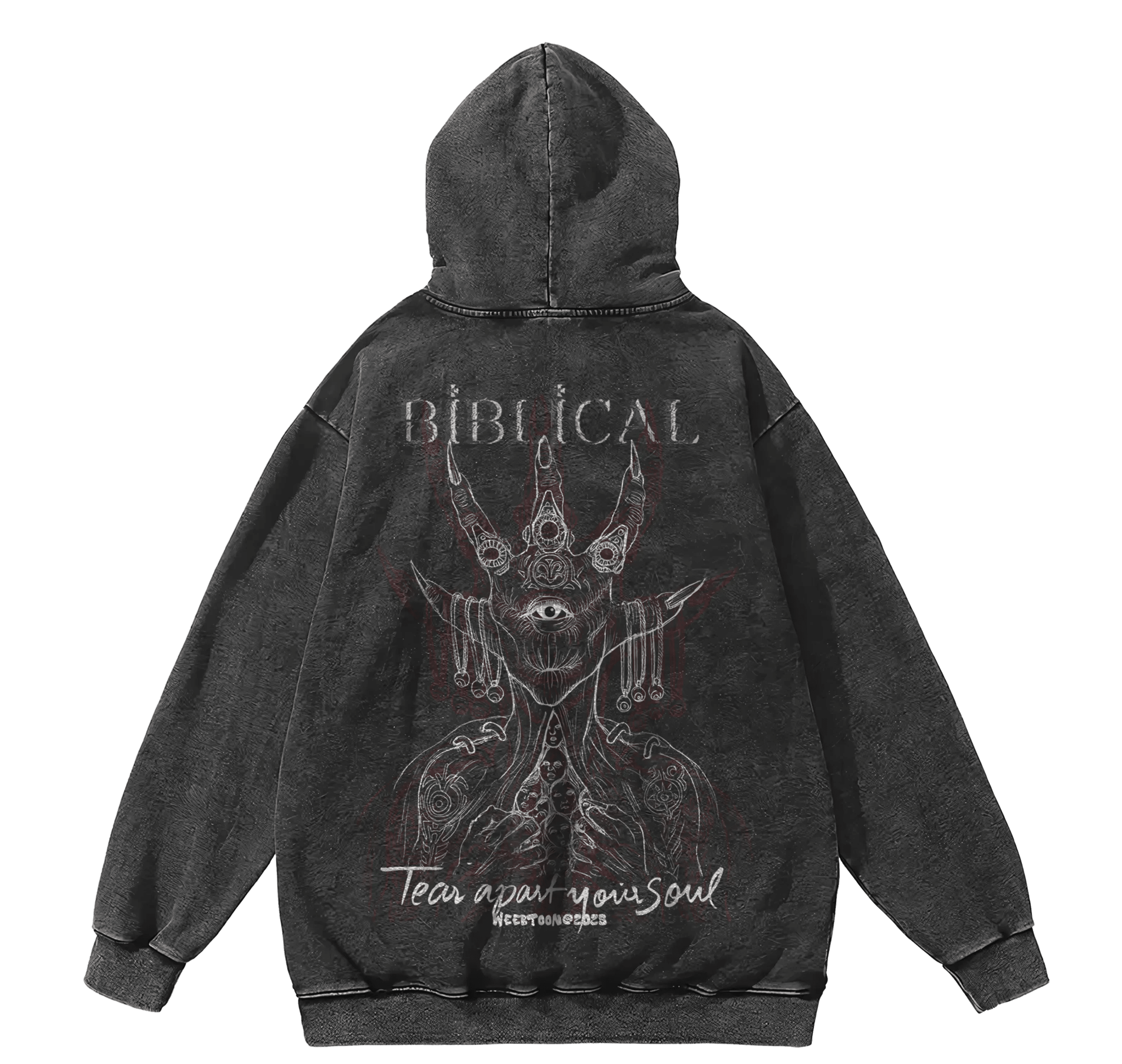 TEARED APART OVERSIZED HOODIE - The Saviors